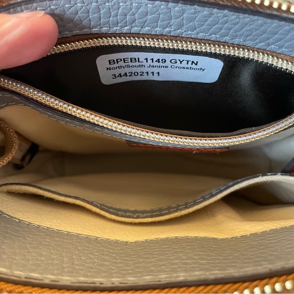Dooney & Bourke Gray Janine Crossbody - Picture 6 of 10